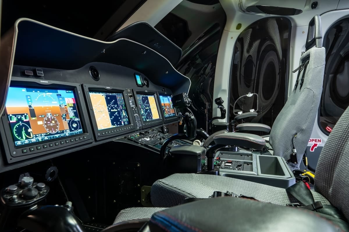 Cockpit du Bell 525