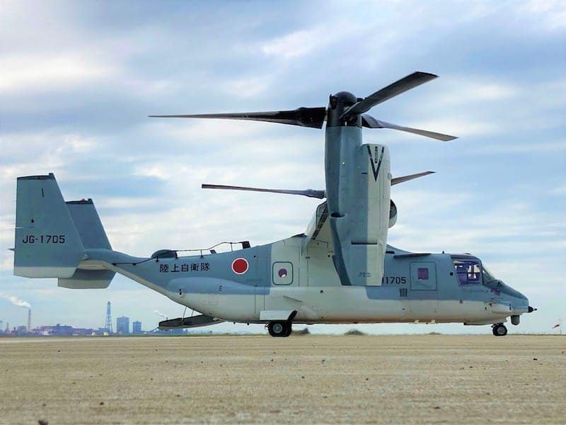 2015 juillet - Contrat accordé pour le V-22 Ospreys au Japan
